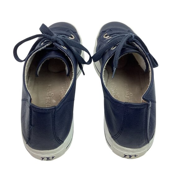 Paul Green Hadley Womens 11 Super Soft Leather Sneakers Low Top Navy - Picture 7 of 13